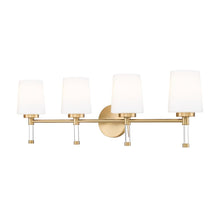 Z-Lite 4 Light Vanity, Modern Gold