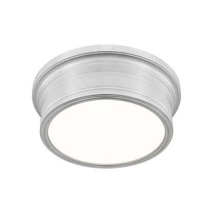 Z-Lite 1 Light Flush Mount, Brushed Nickel
