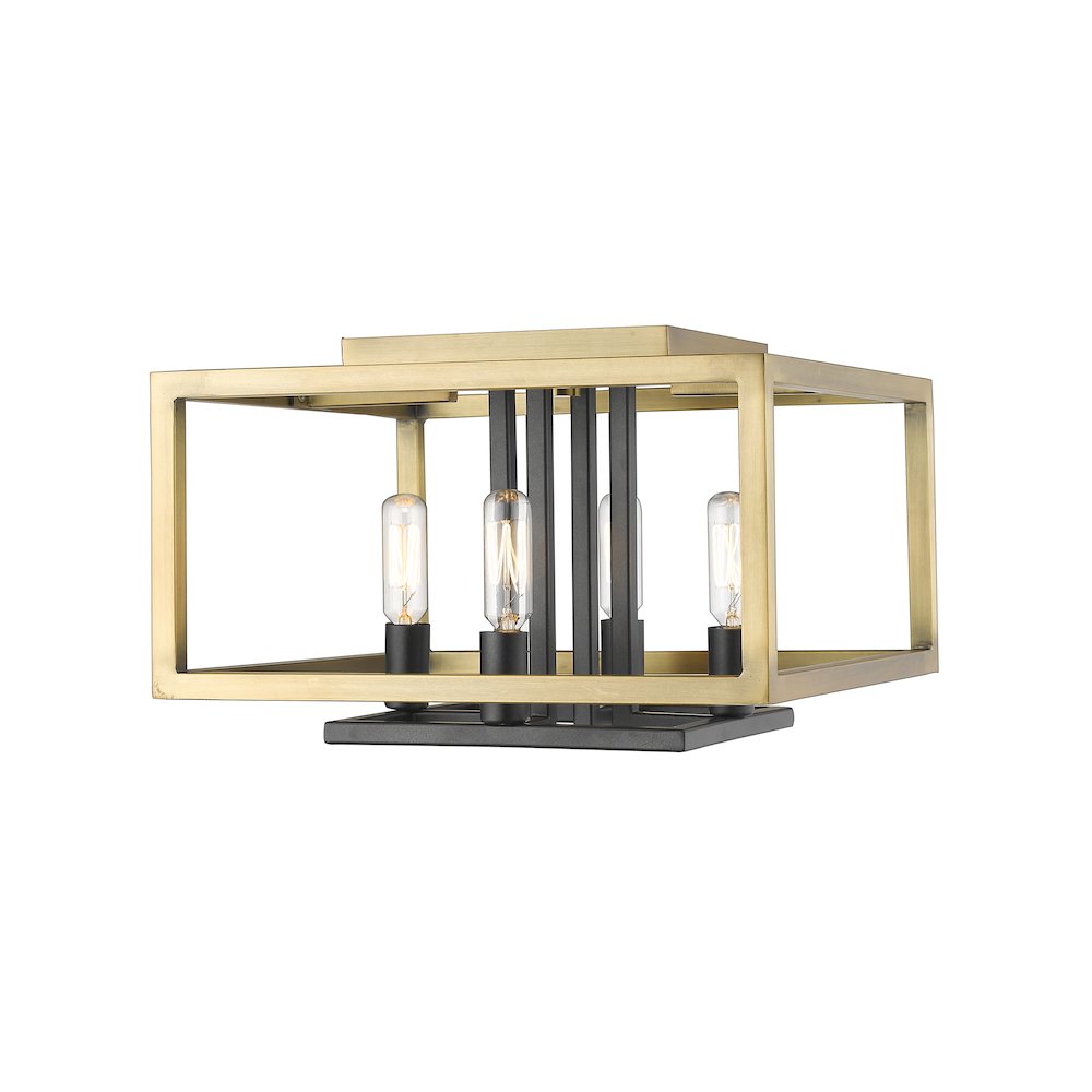 Z-Lite 4 Light Flush Mount