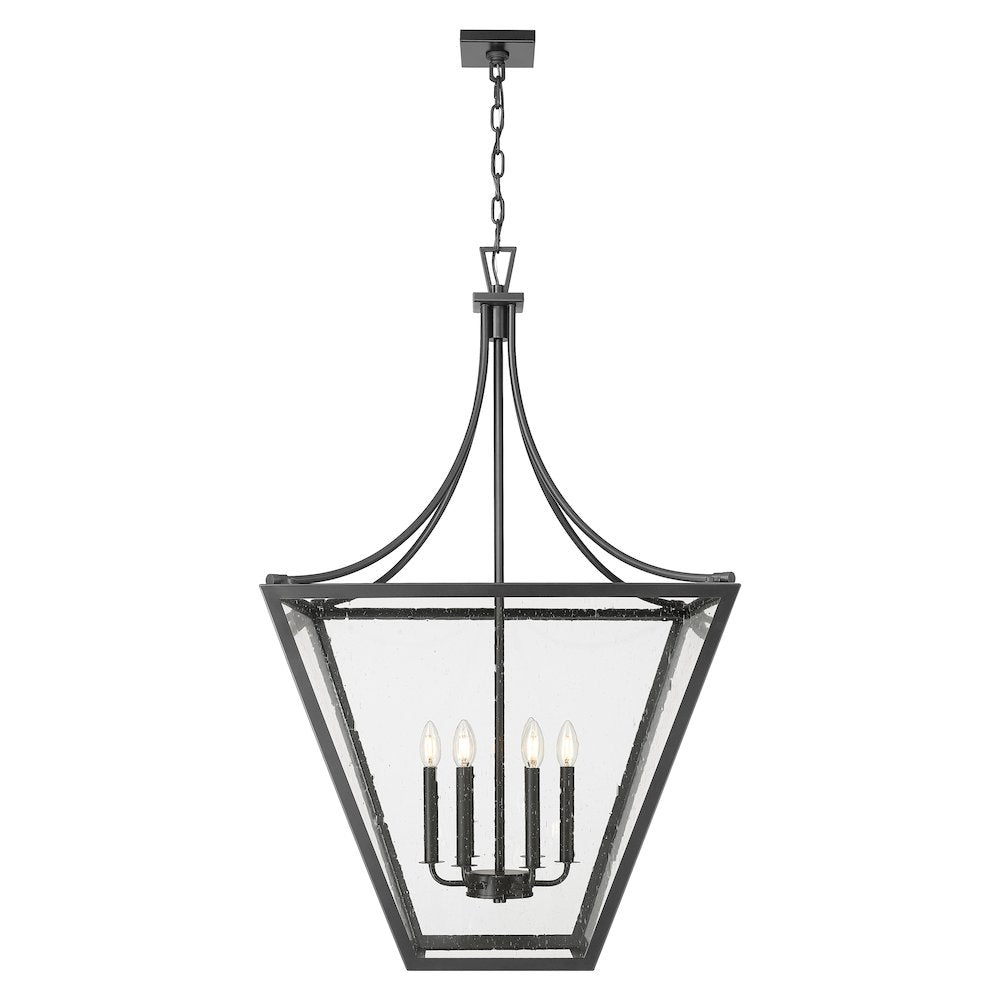Z-Lite 6 Light Chandelier, Iron Ore