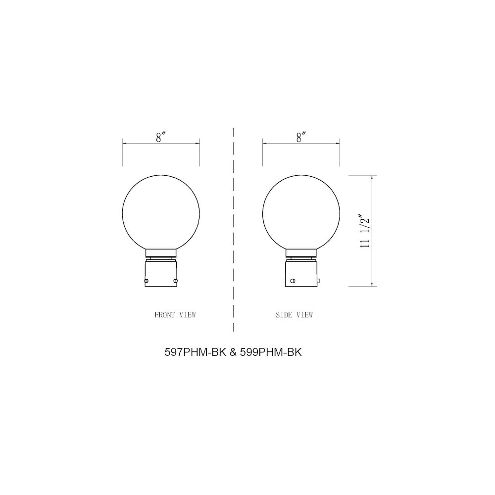 Z-Lite 1 Light Outdoor Post Mount Fixture