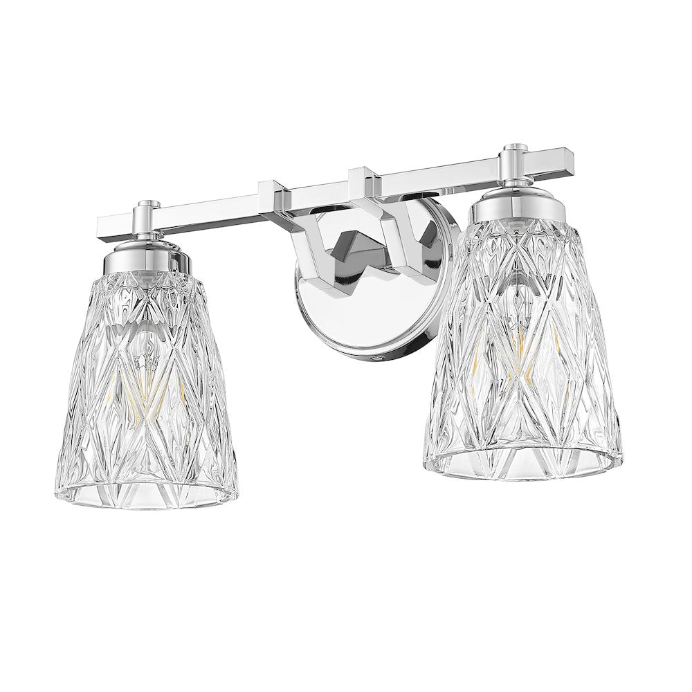 Z-Lite 2 Light Vanity, Chrome