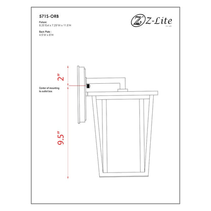 Z-Lite 1 Light Outdoor Wall Light