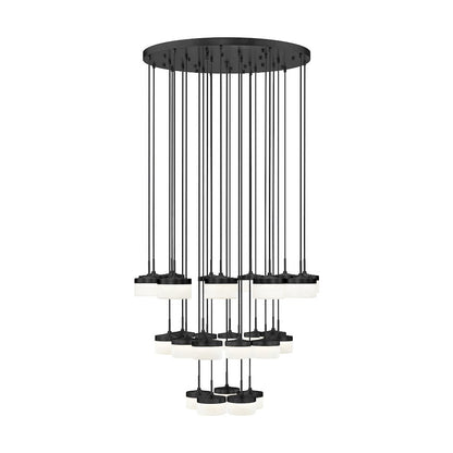 Z-Lite 27 Light Chandelier, Matte Black