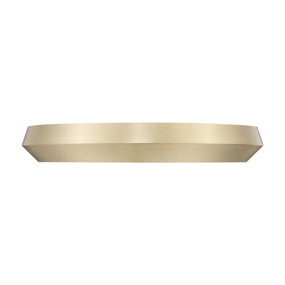 Z-Lite 1 Light Flush Mount, Modern Gold