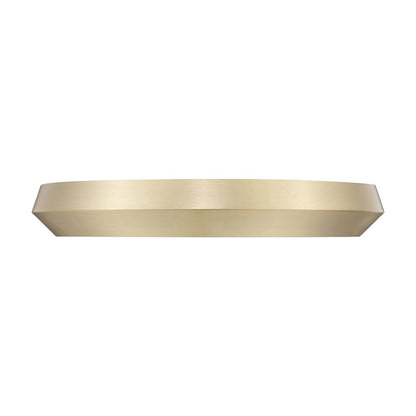 Z-Lite 1 Light Flush Mount, Modern Gold