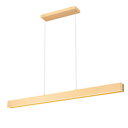 Z-Lite 1 Light Linear Chandelier, Gold