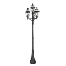 12 Light Outdoor Post Mount Fixture
