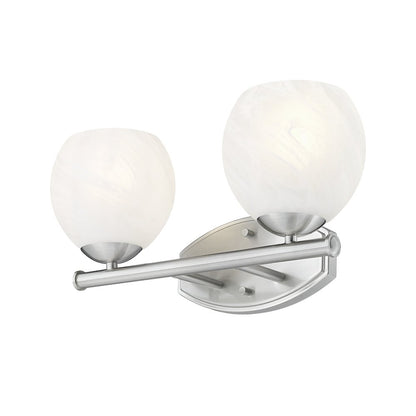 Z-Lite 2 Light Vanity, Brushed Nickel