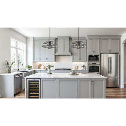 Valencia 1 Light Matte Black Pendant