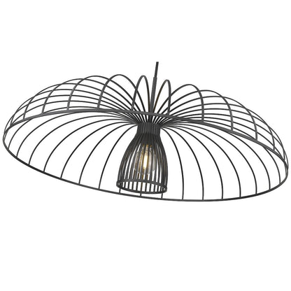 Valencia 1 Light Matte Black Pendant