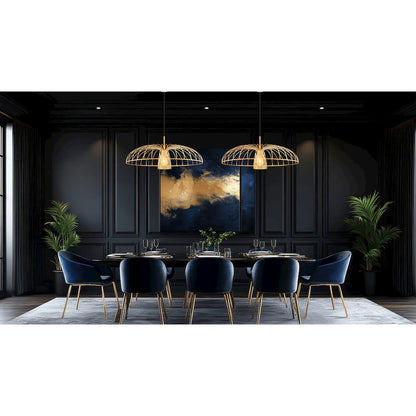 Valencia 1 Light Modern Gold Pendant