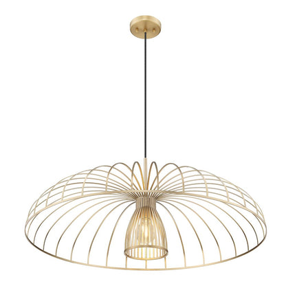 Valencia 1 Light Modern Gold Pendant
