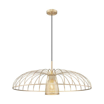 Valencia 1 Light Modern Gold Pendant