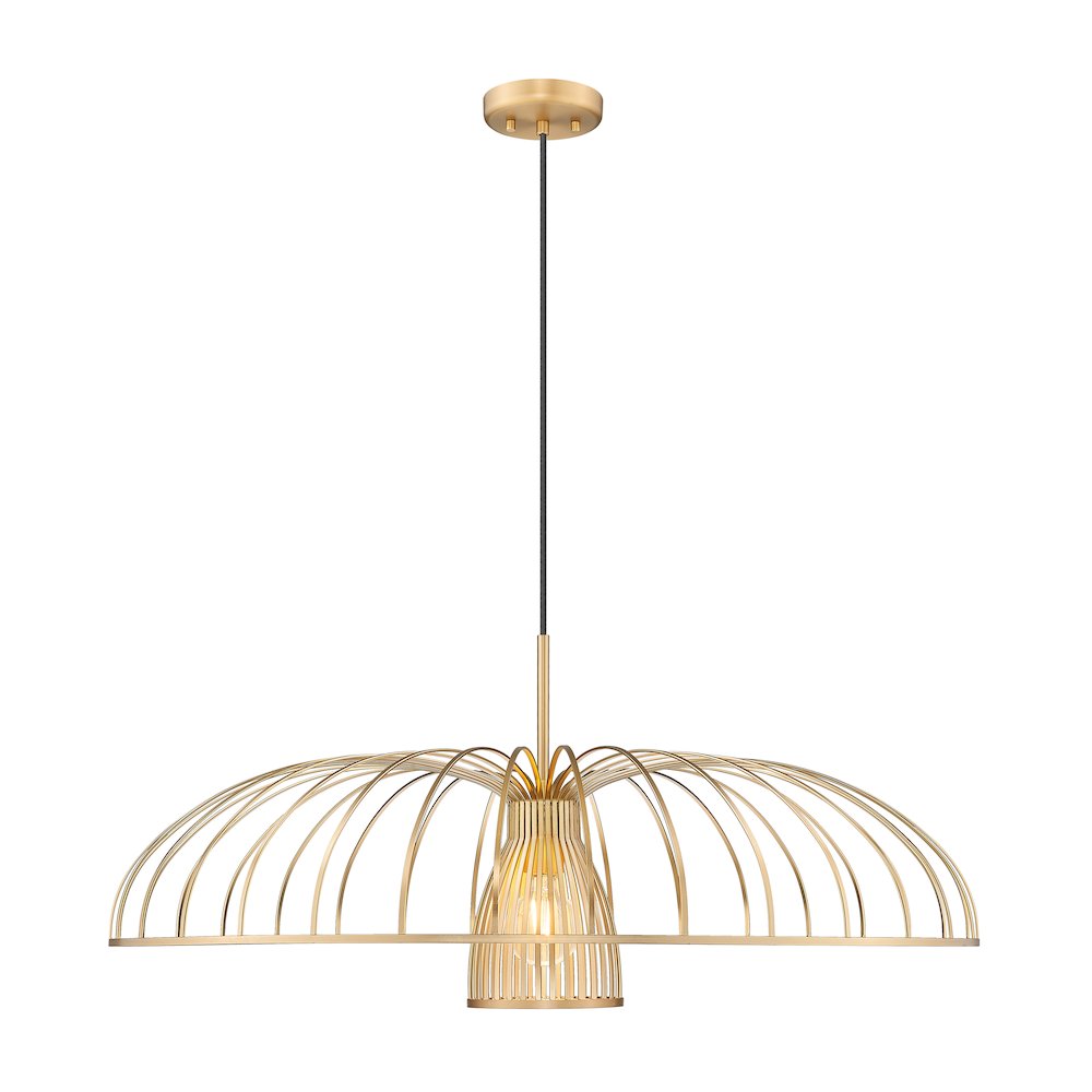 Valencia 1 Light Modern Gold Pendant