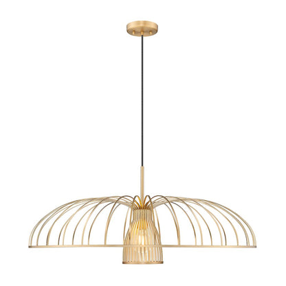 Valencia 1 Light Modern Gold Pendant