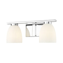 Z-Lite Naya 2 Light Vanity in Chrome color, Steel frame