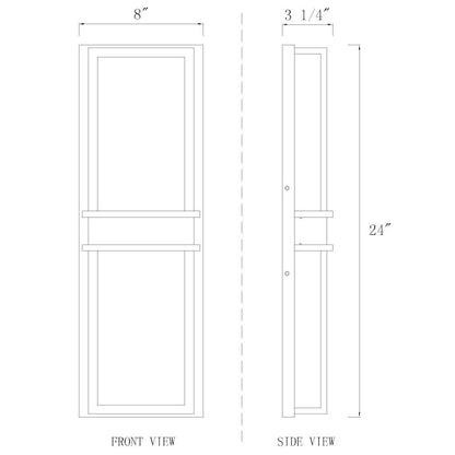 Z-Lite 2 Light Outdoor Wall Light