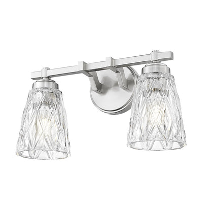 Z-Lite 2 Light Vanity, Brushed Nickel