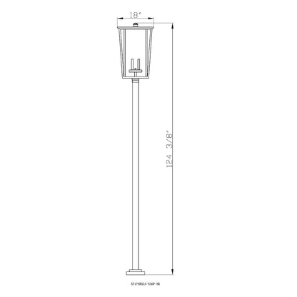 Z-Lite 4 Light Outdoor Post Mounted Fixture