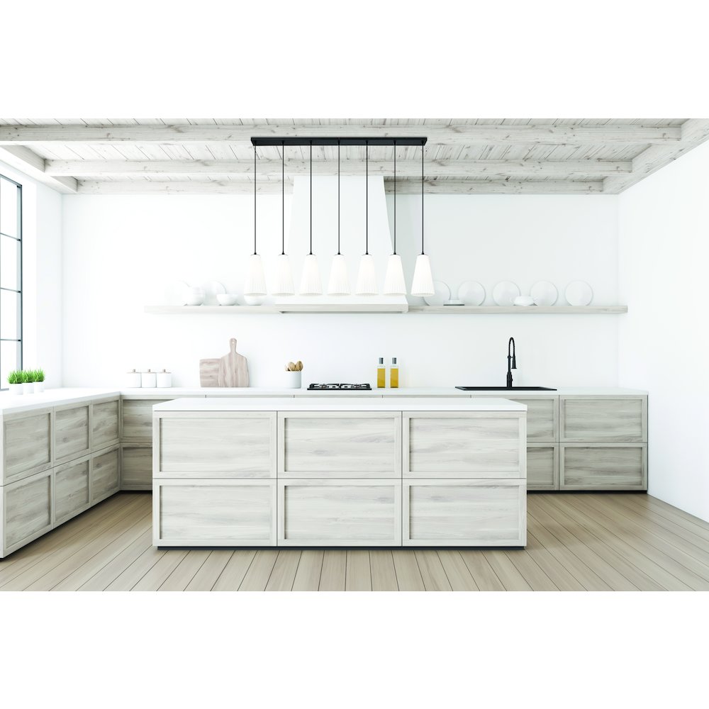 Z-Lite 7 Light Linear Chandelier