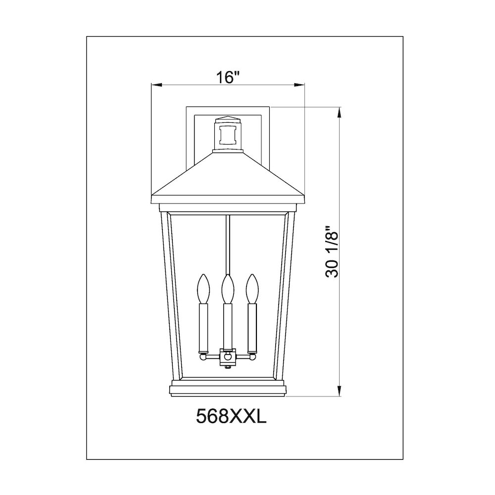 Z-Lite 4 Light Outdoor Wall Light