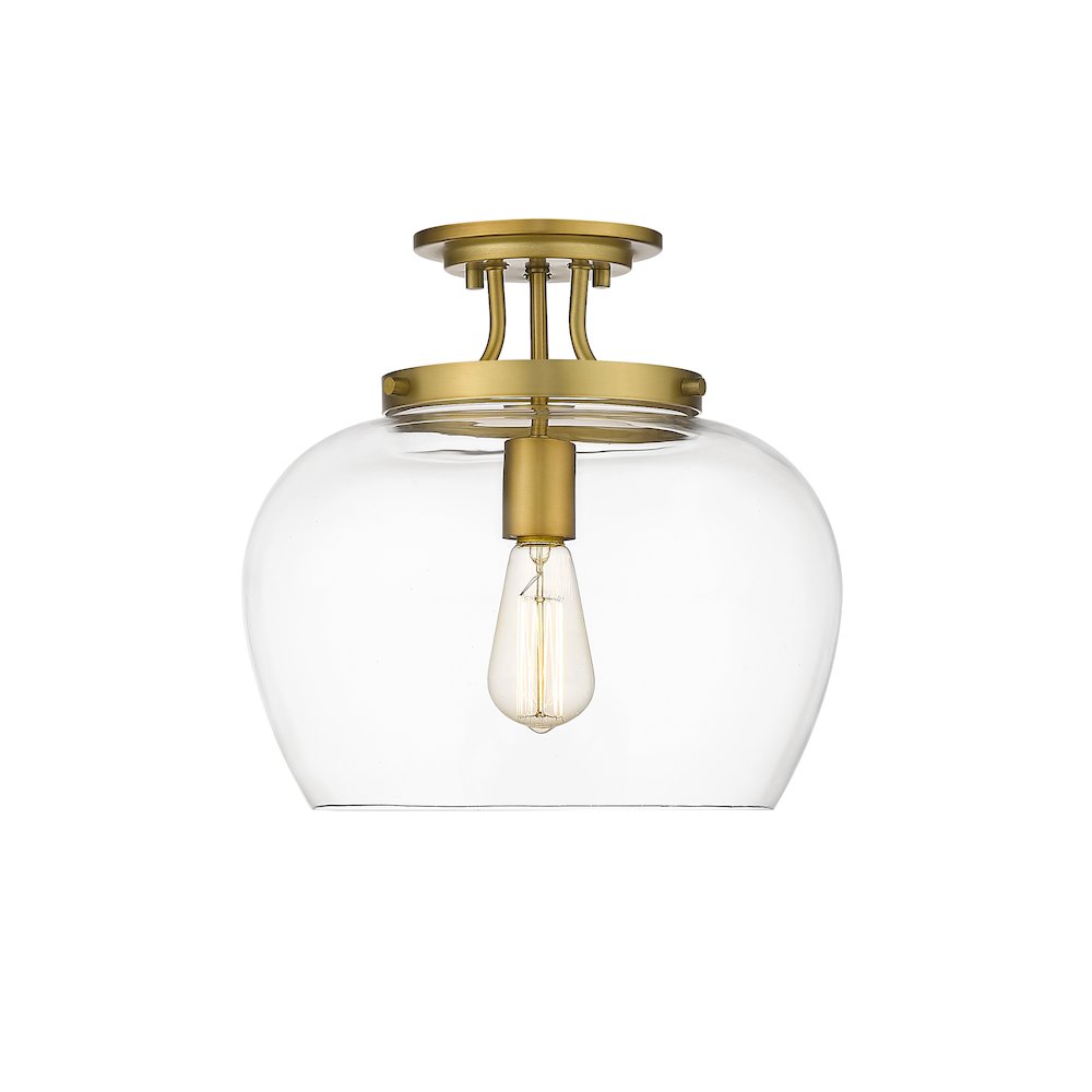 Z-Lite 1 Light Semi Flush Mount