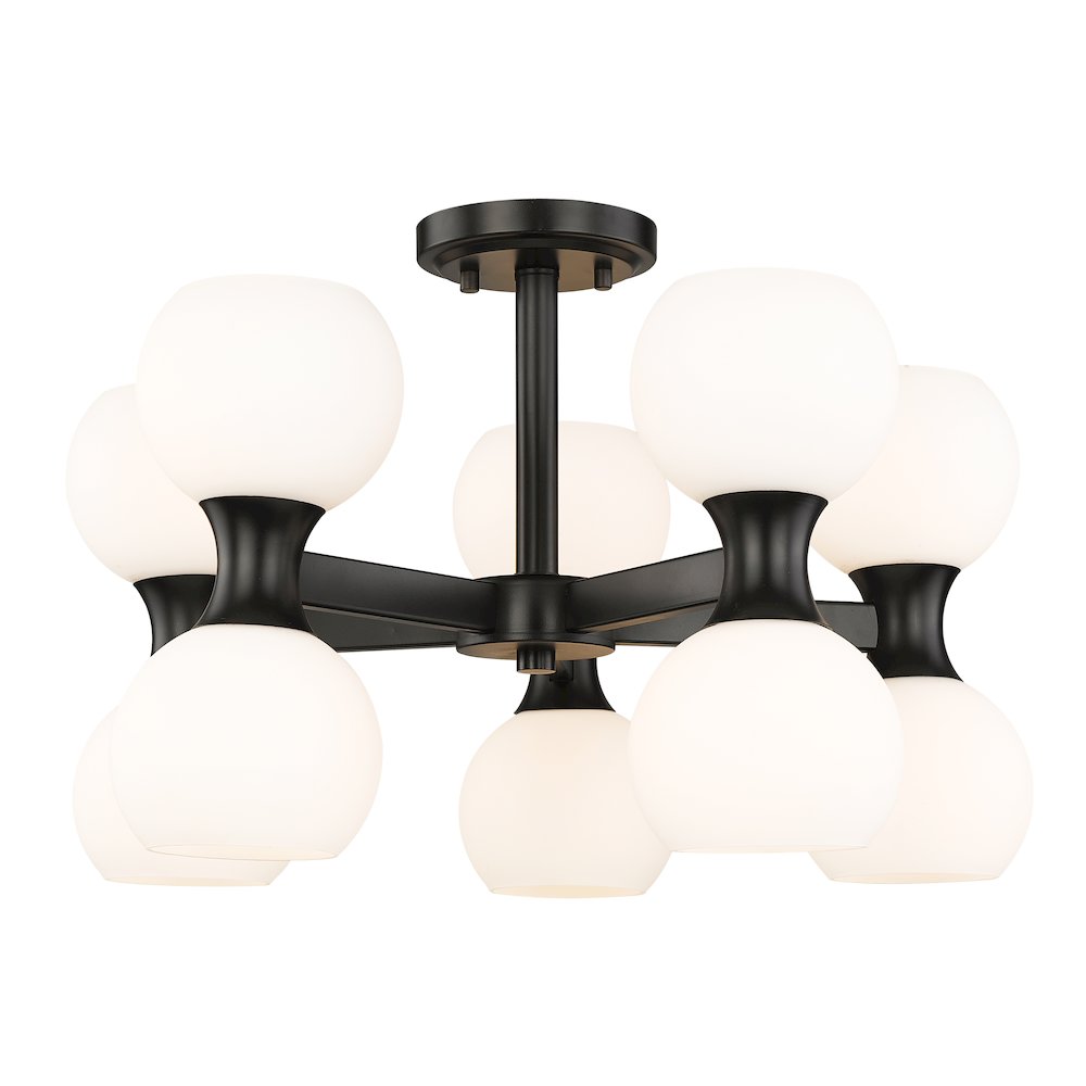 Z-Lite 10 Light Semi Flush Mount