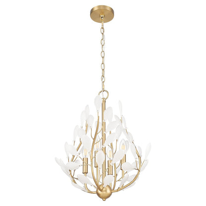 Z-Lite 4 Light Chandelier, Modern Gold