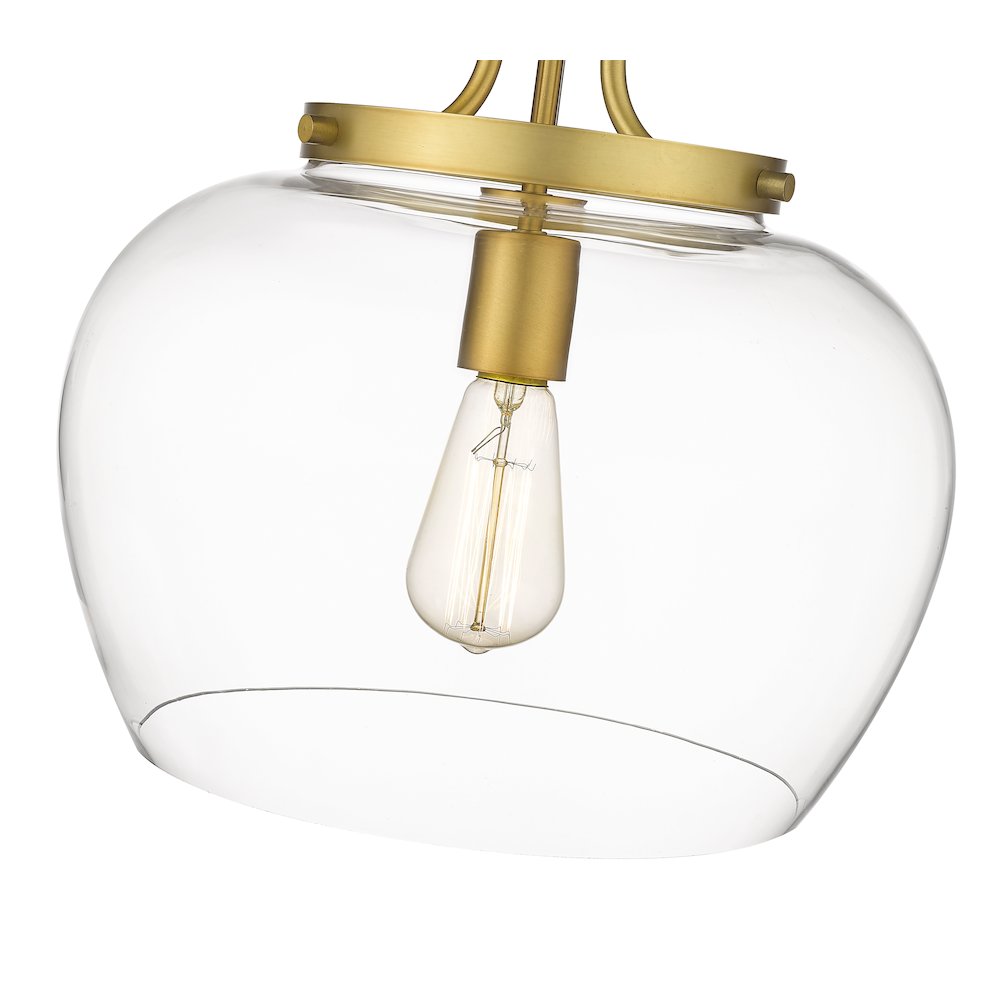Z-Lite 1 Light Semi Flush Mount