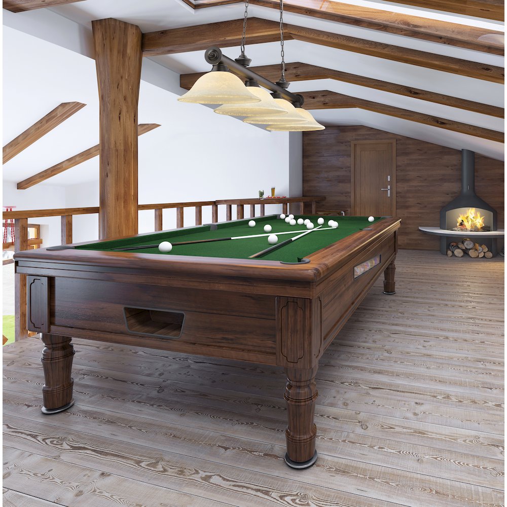 Z-Lite Cordon 4 Light Billiard, Steel Frame, Golden Mottle Shade Color