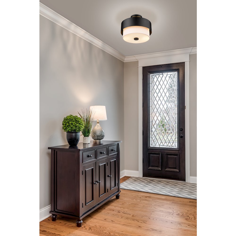 Z-Lite 2 Light Semi Flush Mount