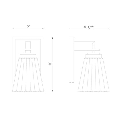 Z-Lite 1 Light Wall Sconce
