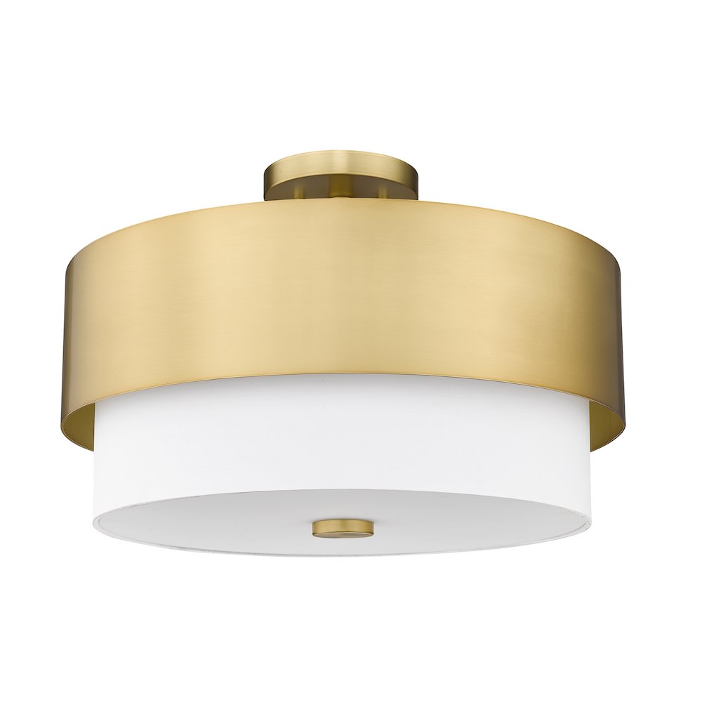 Z-Lite 3 Light Semi Flush Mount
