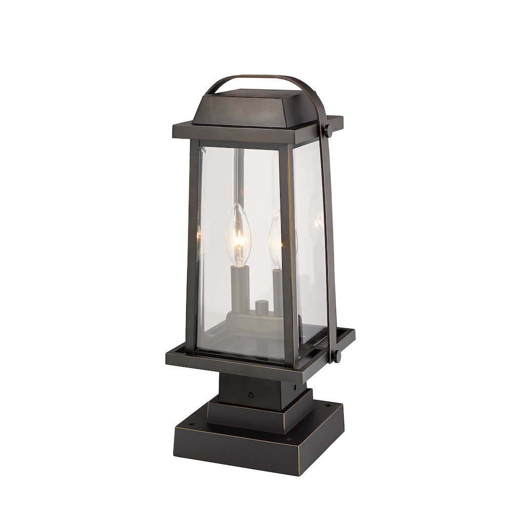 Z-Lite 2 Light Outdoor Pier Mounted Fixture
