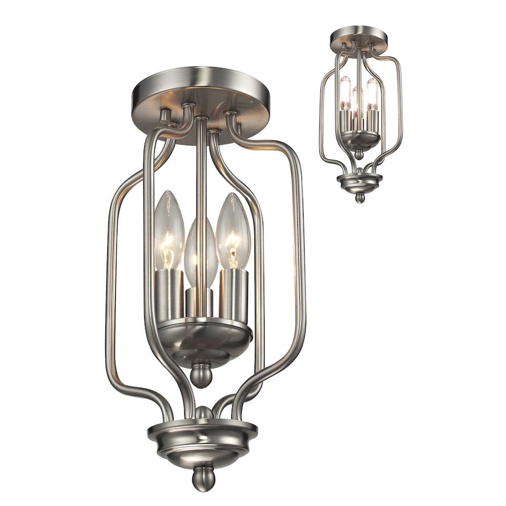 Z-Lite 3 Light Flush Mount