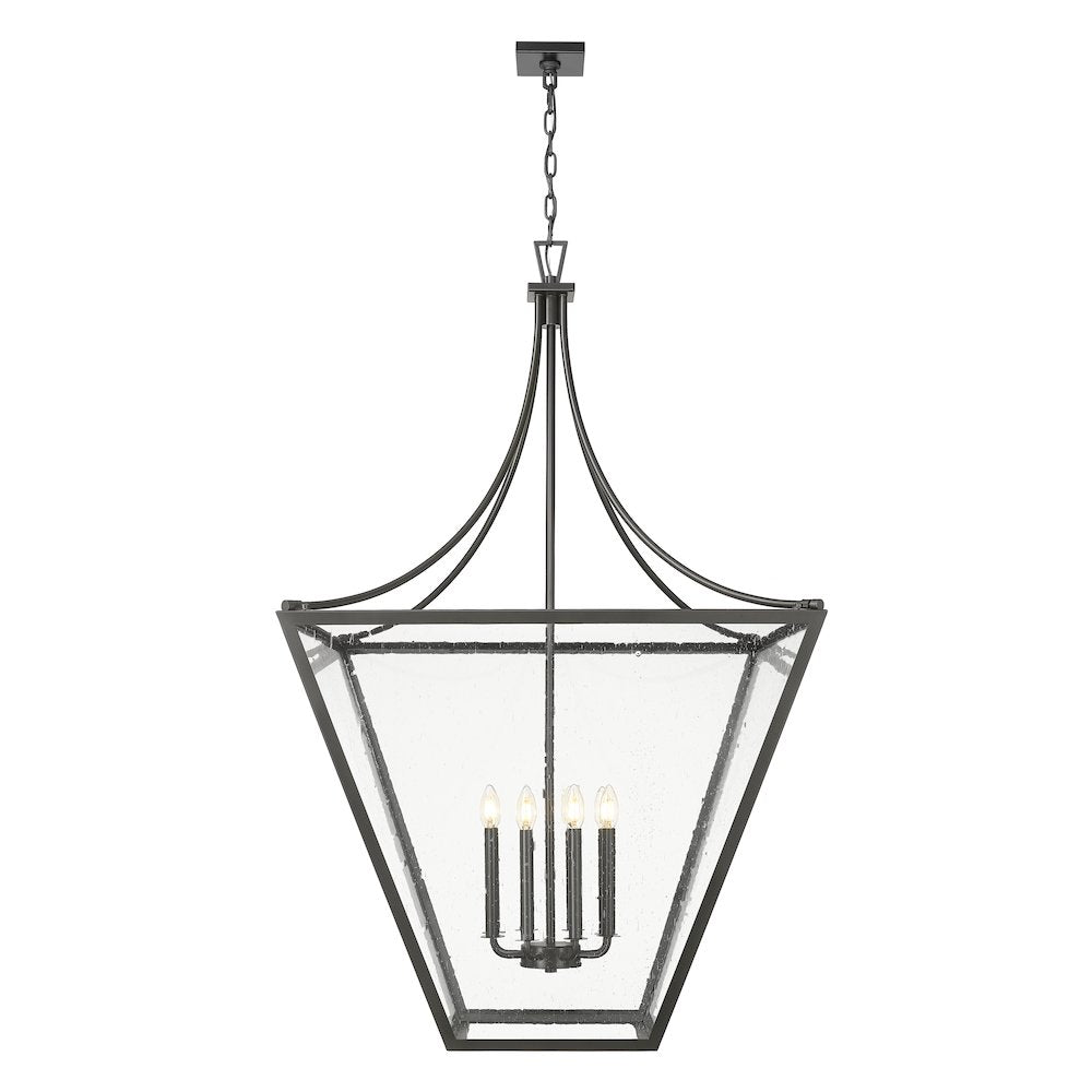 Z-Lite 8 Light Chandelier, Iron Ore