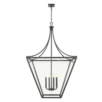 Z-Lite 8 Light Chandelier, Iron Ore