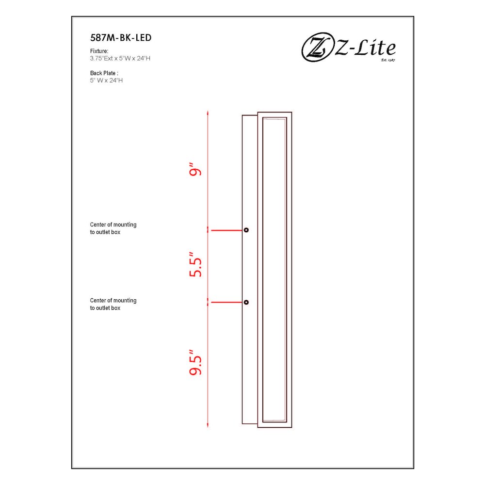 Z-Lite 1 Light Outdoor Wall Light