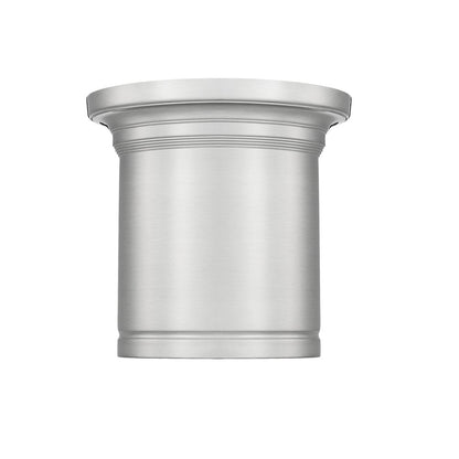 Z-Lite 1 Light Flush Mount, Brushed Nickel