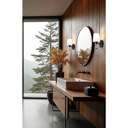 Z-Lite 1 Light Vanity, Matte Black