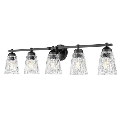 Z-Lite 5 Light Vanity, Matte Black
