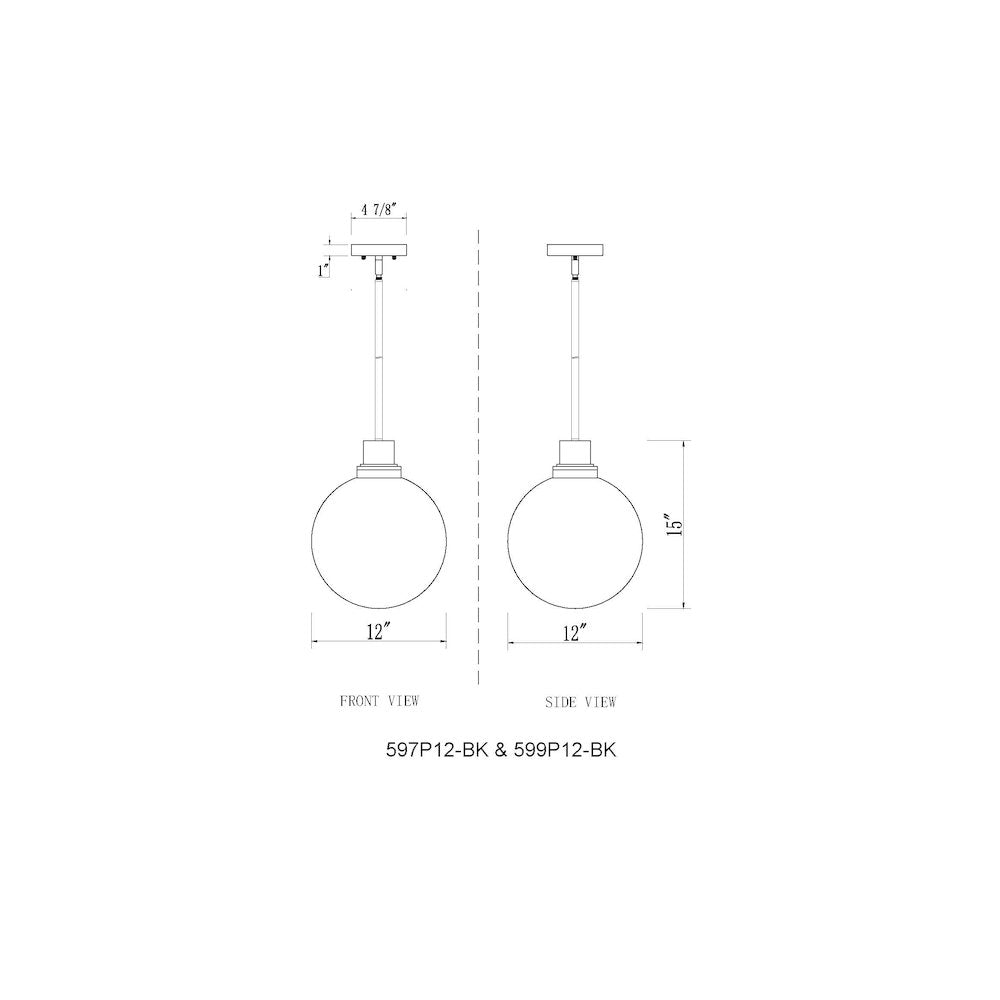 Z-Lite 1 Light Outdoor Pendant