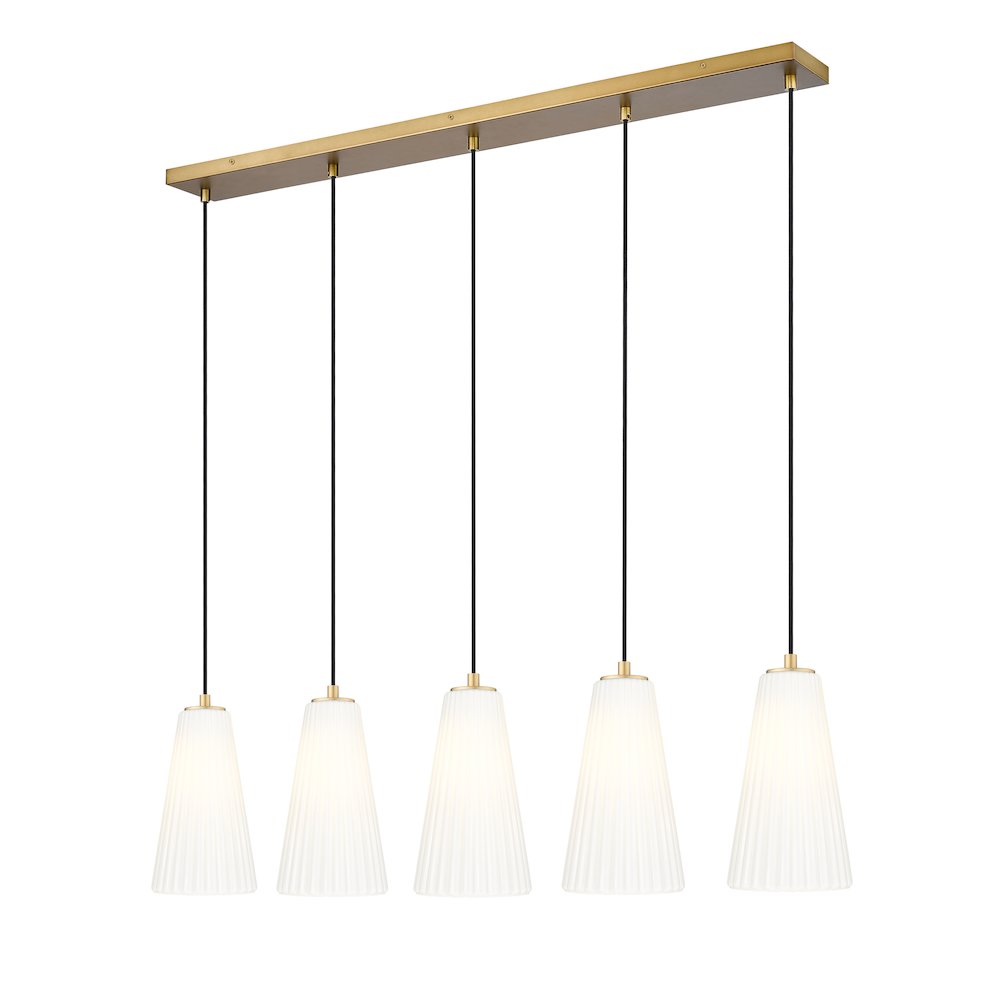 Z-Lite 5 Light Linear Chandelier