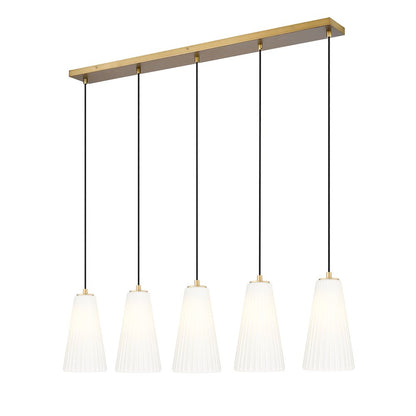 Z-Lite 5 Light Linear Chandelier