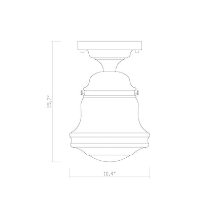 Z-Lite 1 Light Flush Mount
