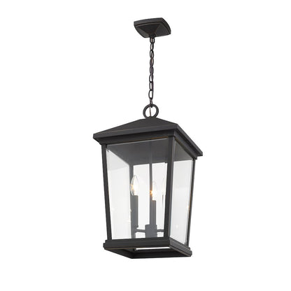 Z-Lite 3 Light Outdoor Chain Mount Ceiling Fixture