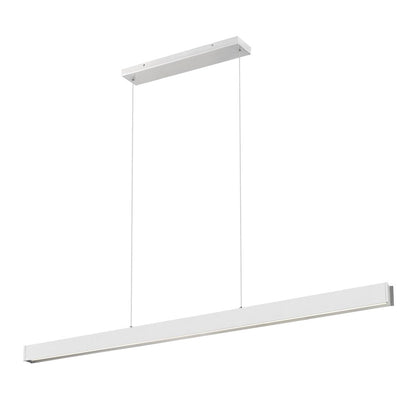 Z-Lite 1 Light Linear Chandelier, Brushed Nickel