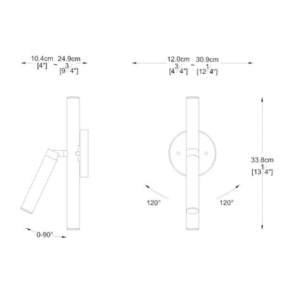 Z-Lite 3 Light Wall Sconce