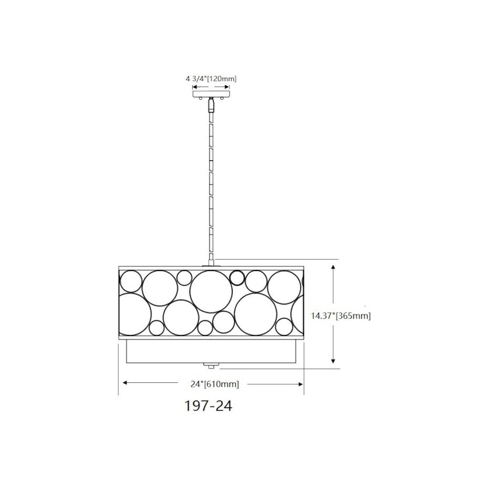 Z-Lite 4 Light Chandelier